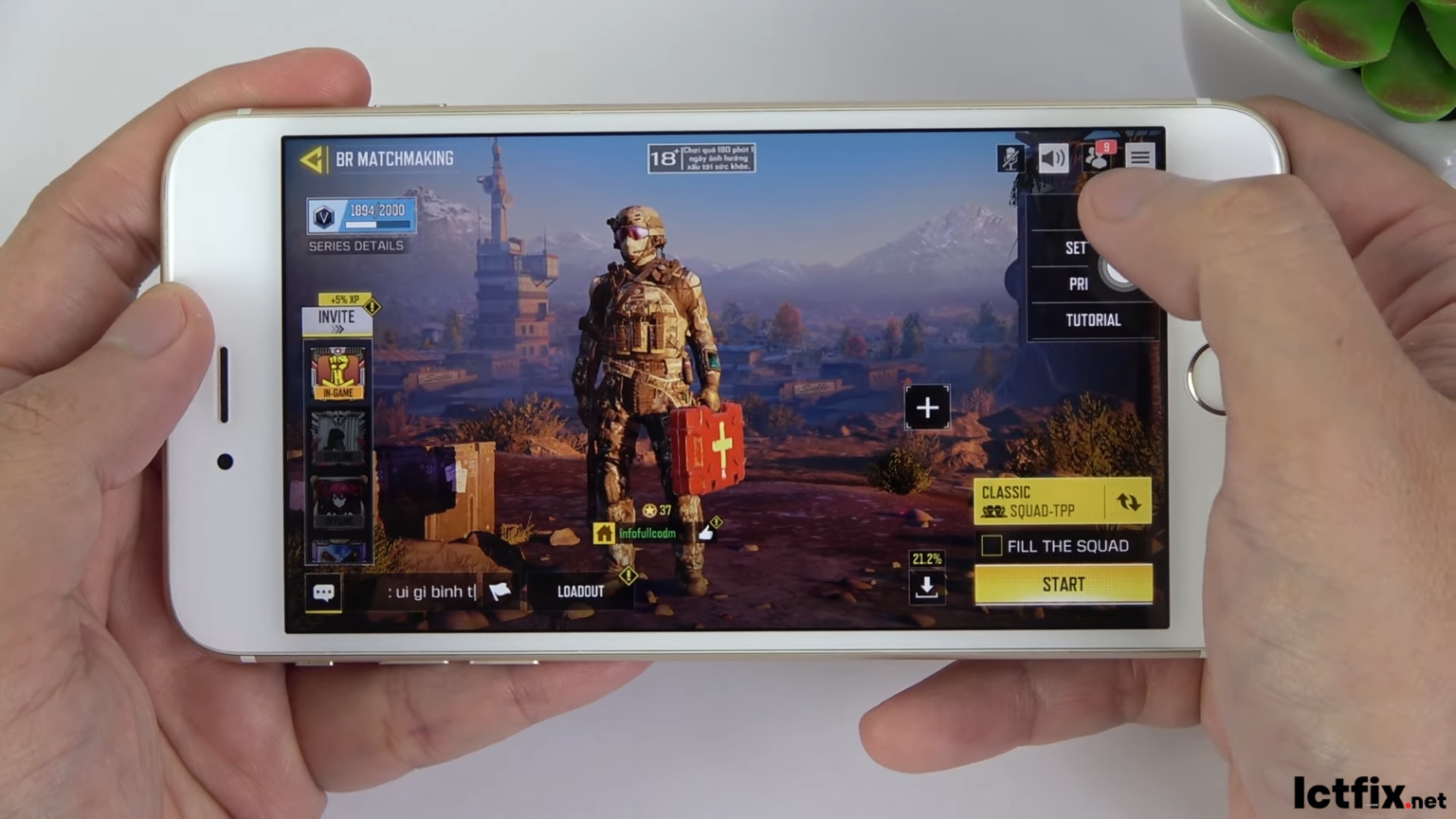 iphone 6s plus call of duty mobile 2022