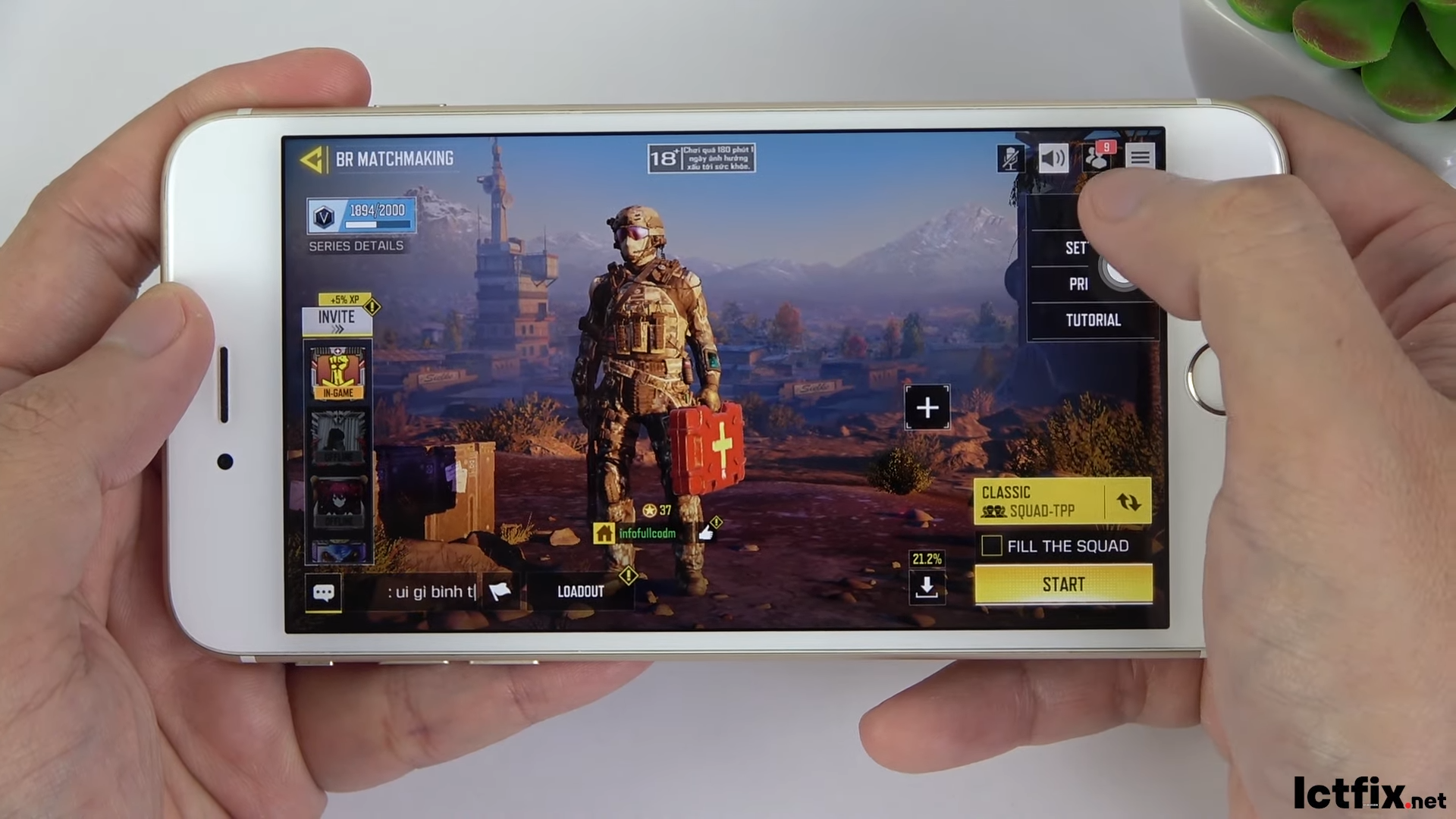  iPhone 6s Plus Call of Duty Gaming test 