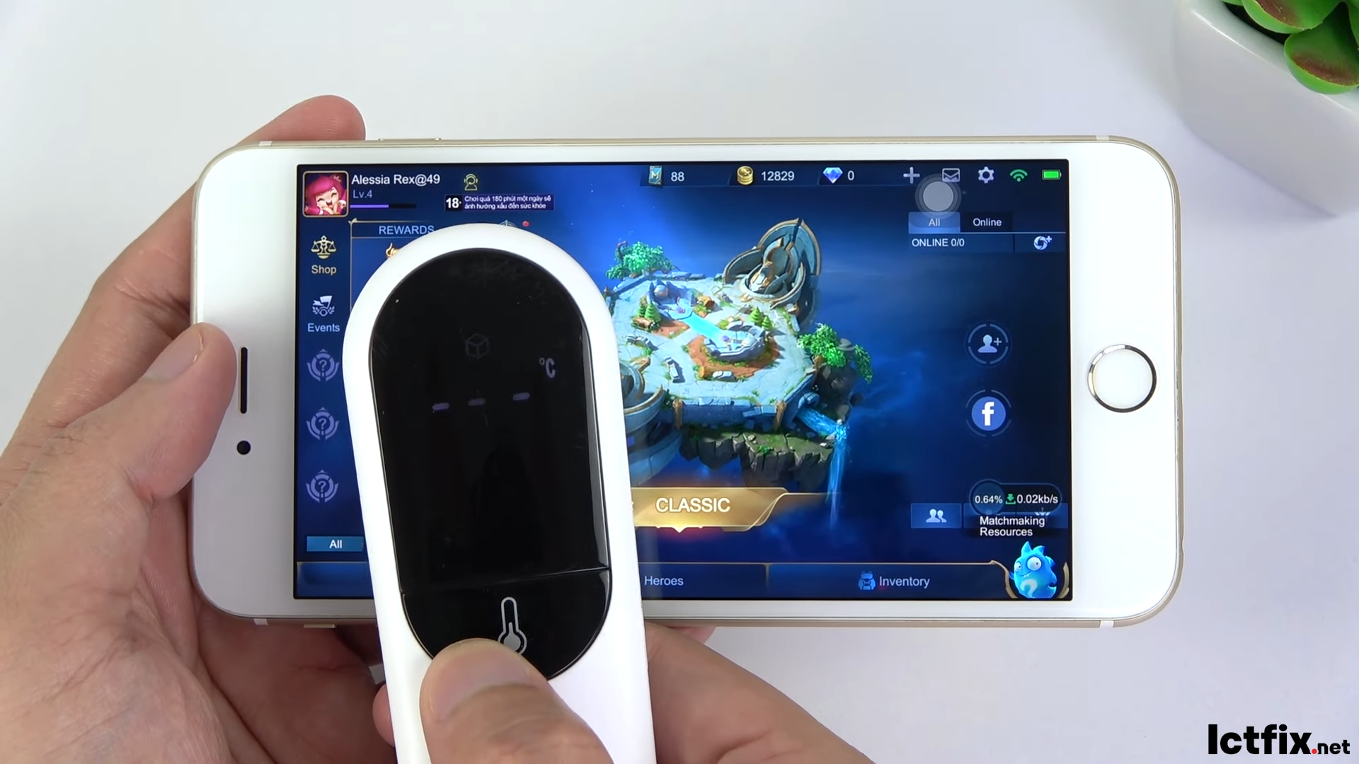 iPhone 6s Plus Mobile Legends Gaming test