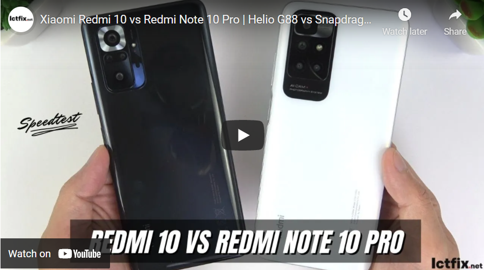 Xiaomi Redmi 10 vs Redmi Note 10 Pro