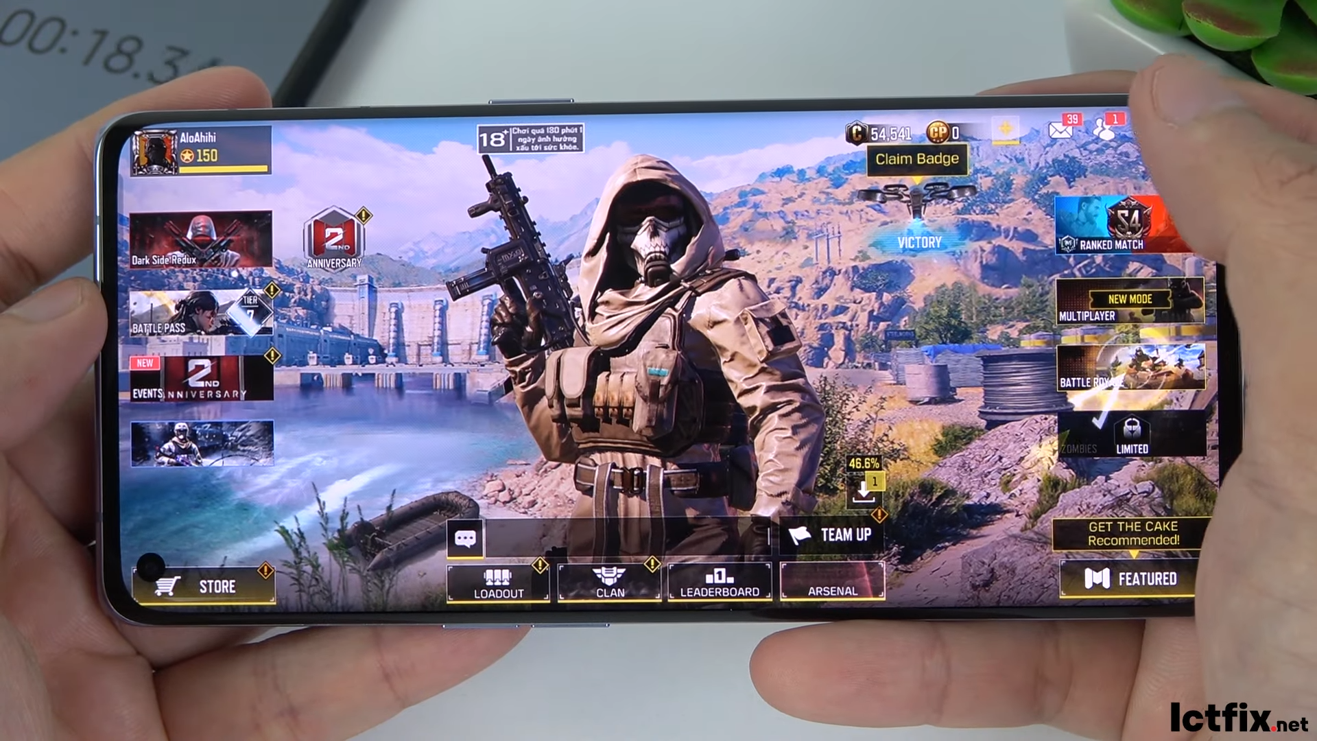 Oppo Reno 6 Pro 5G Call of Duty Gaming test 