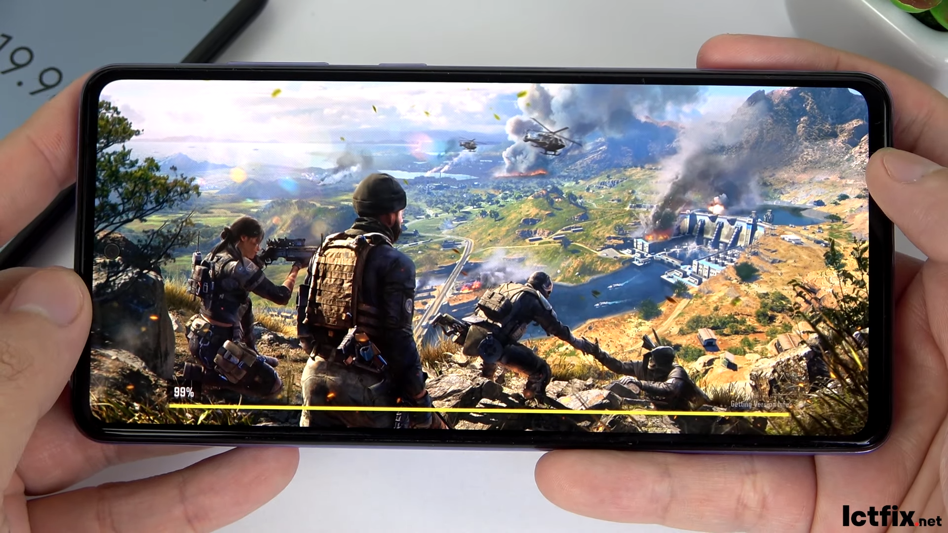 Samsung A72 Call of Duty Gaming test