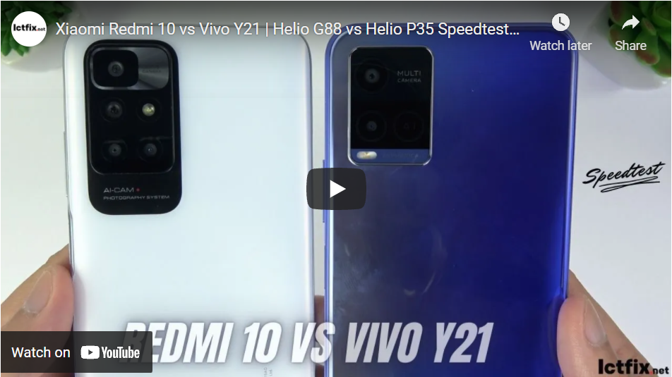 Xiaomi Redmi 10 vs Vivo Y21