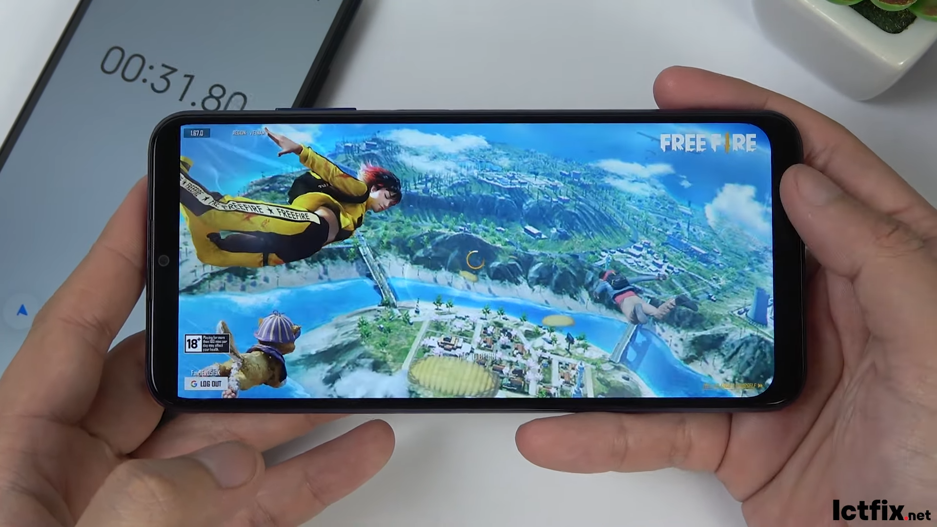 Samsung Galaxy A03s Free Fire Gaming test