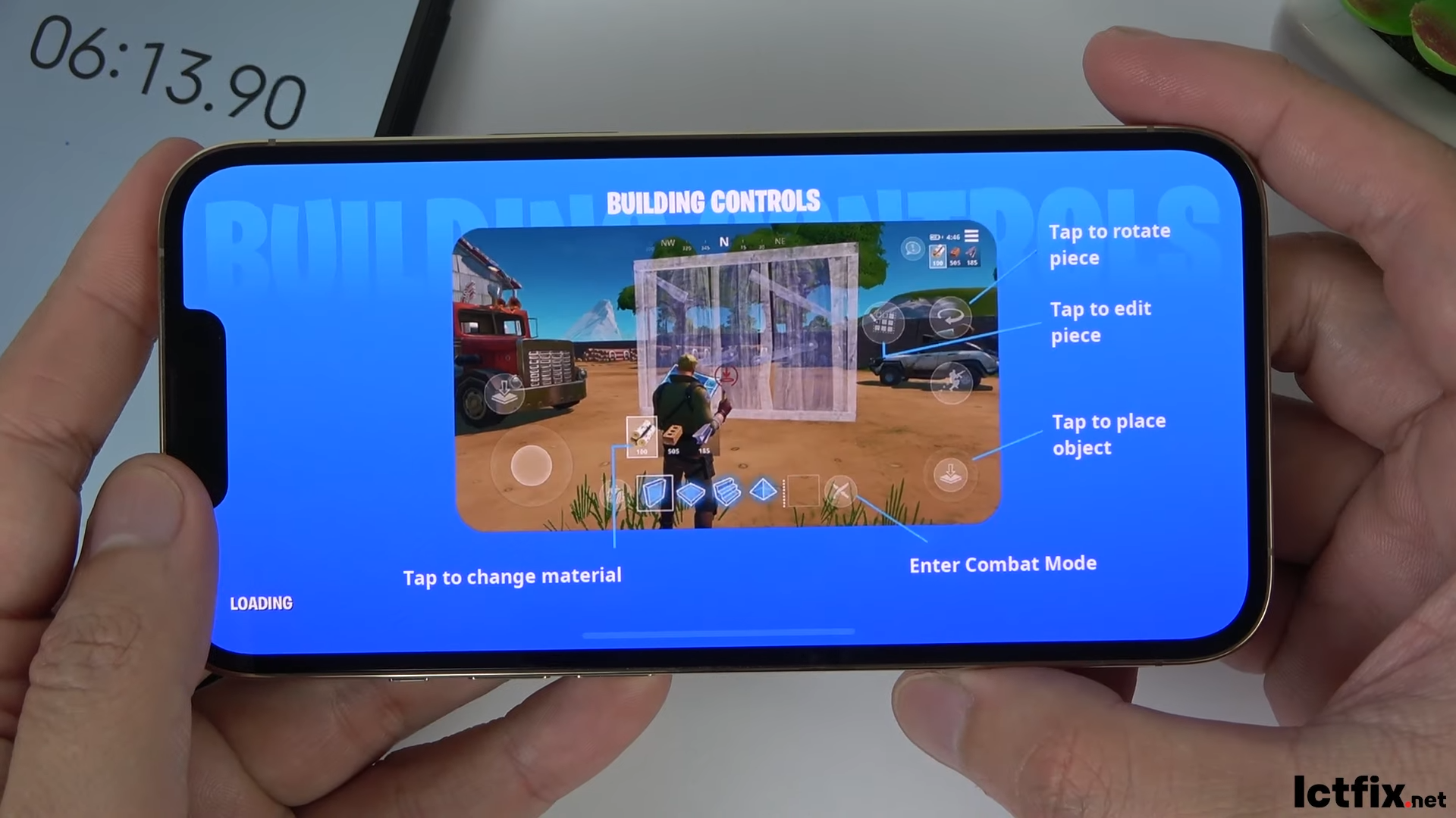 iPhone 13 Pro test game Fortnite