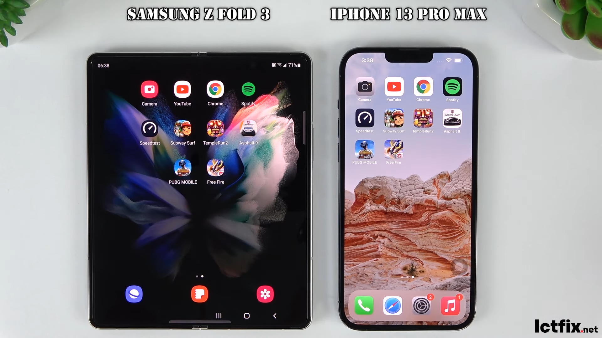 iPhone 13 Pro Max vs Samsung Galaxy Z Fold 3