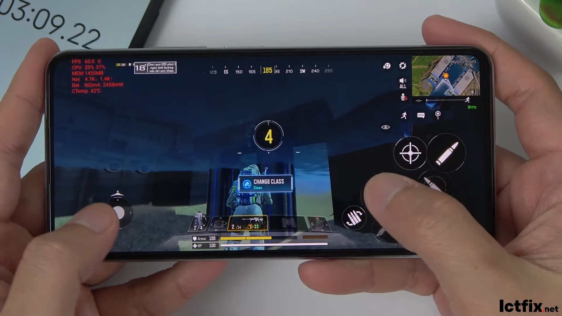 Xiaomi 11 Lite NE Call of Duty Gaming test
