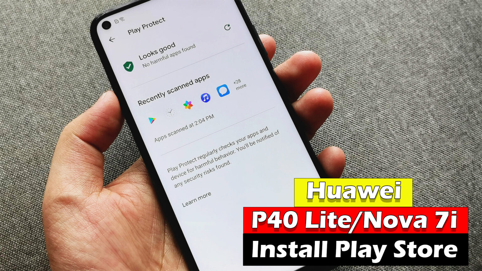 huawei p40 lite не работает play market