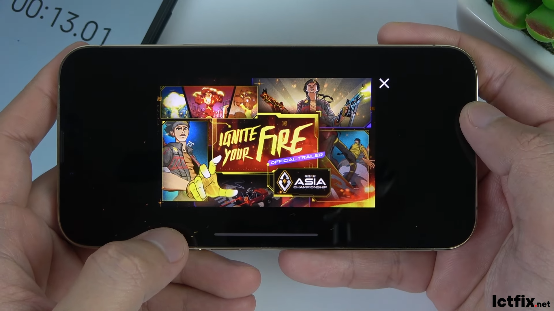 iPhone 13 Pro Free Fire Gaming test