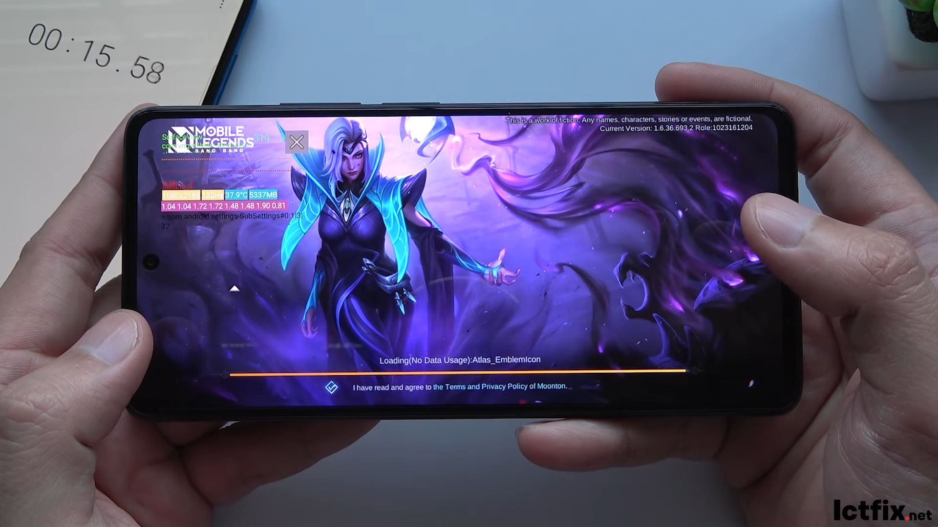 Xiaomi 11T Pro Mobile Legends Gaming test