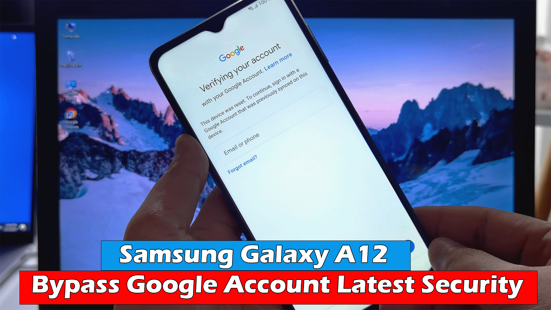 Samsung Galaxy A12 Bypass Google Account Latest Security ICTfix