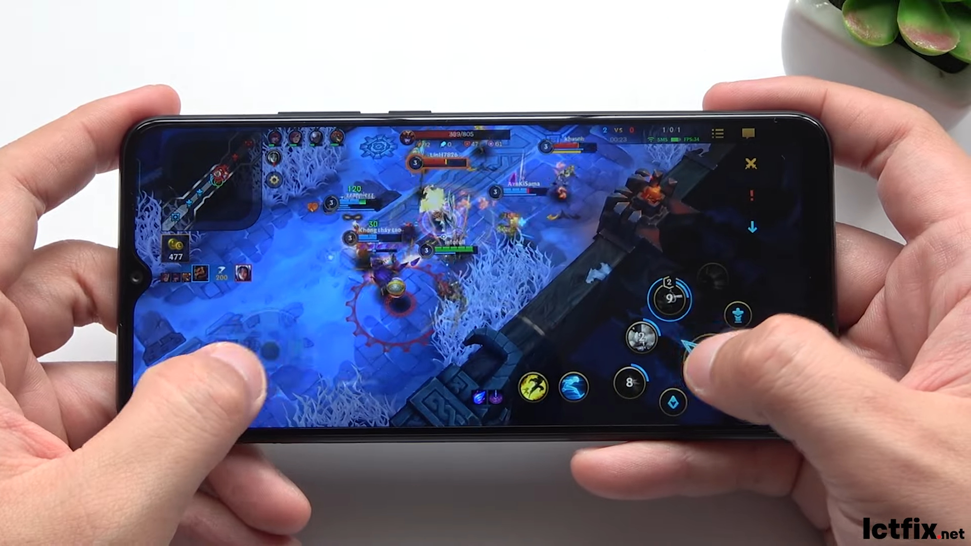 Oppo A16k test game Wild Rift League of Legends Mobile