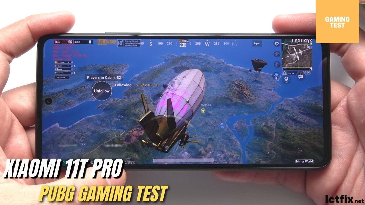 Xiaomi 11T Pro PUBG Gaming test | Snapdragon 888, 120Hz Display - ICTfix