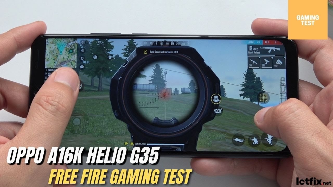 oppo a16 free fire max gameplay