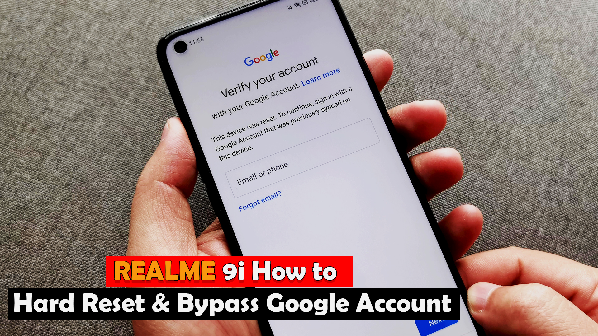 how-to-hard-reset-bypass-google-account-realme-9i-ictfix