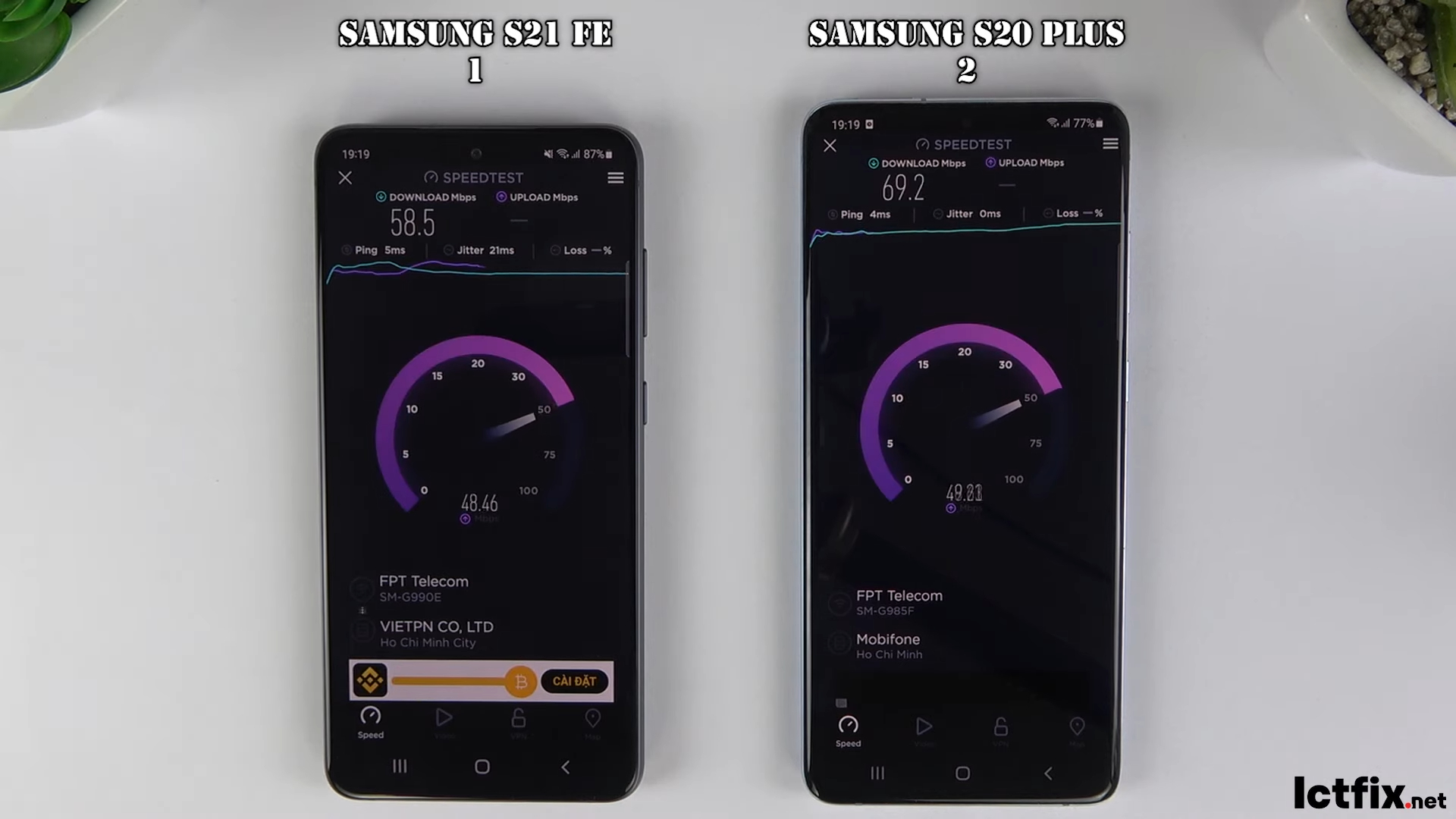 Samsung Galaxy S21 FE vs Samsung Galaxy S20 Plus