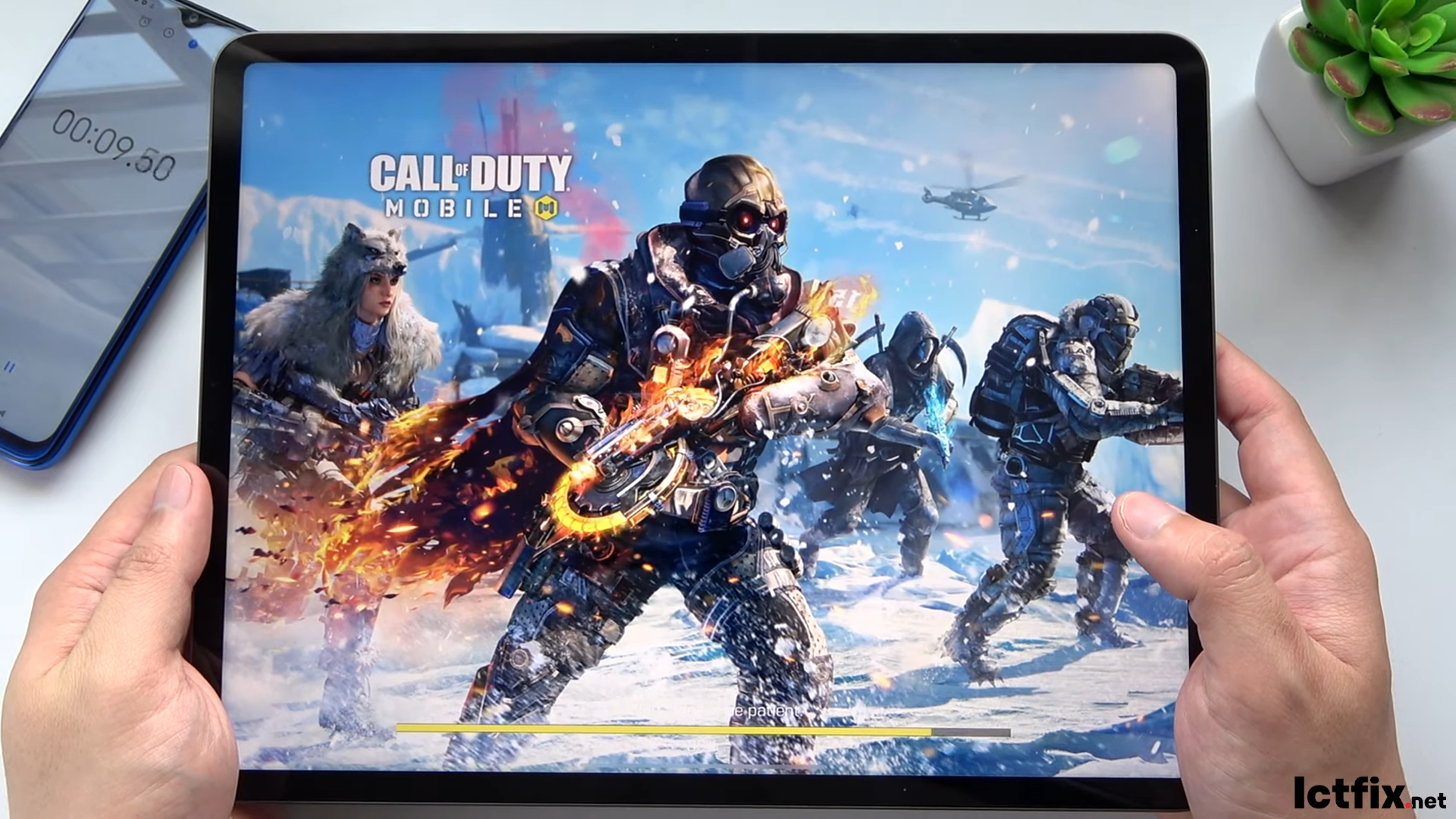 iPad Pro 12.9 2021 Call of Duty Gaming test