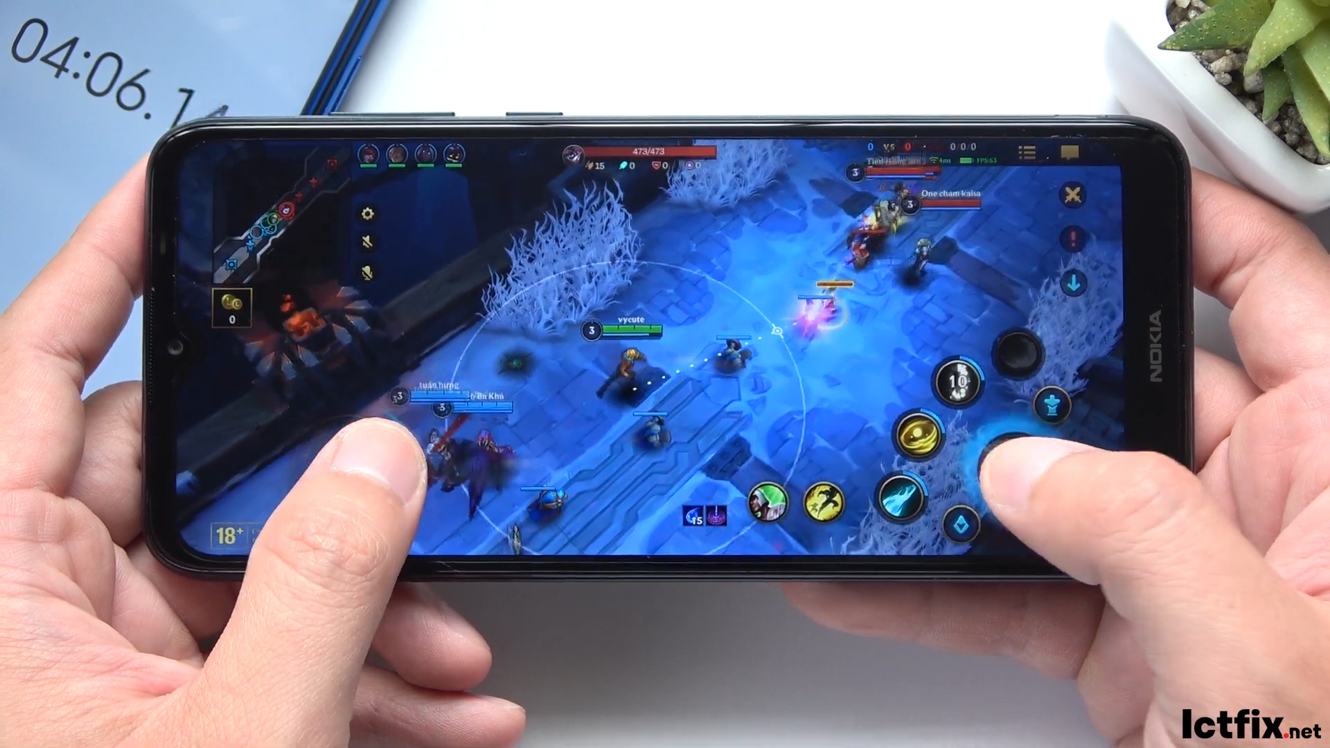 Nokia C30 League of Legends Mobile Wild Rift Gaming test