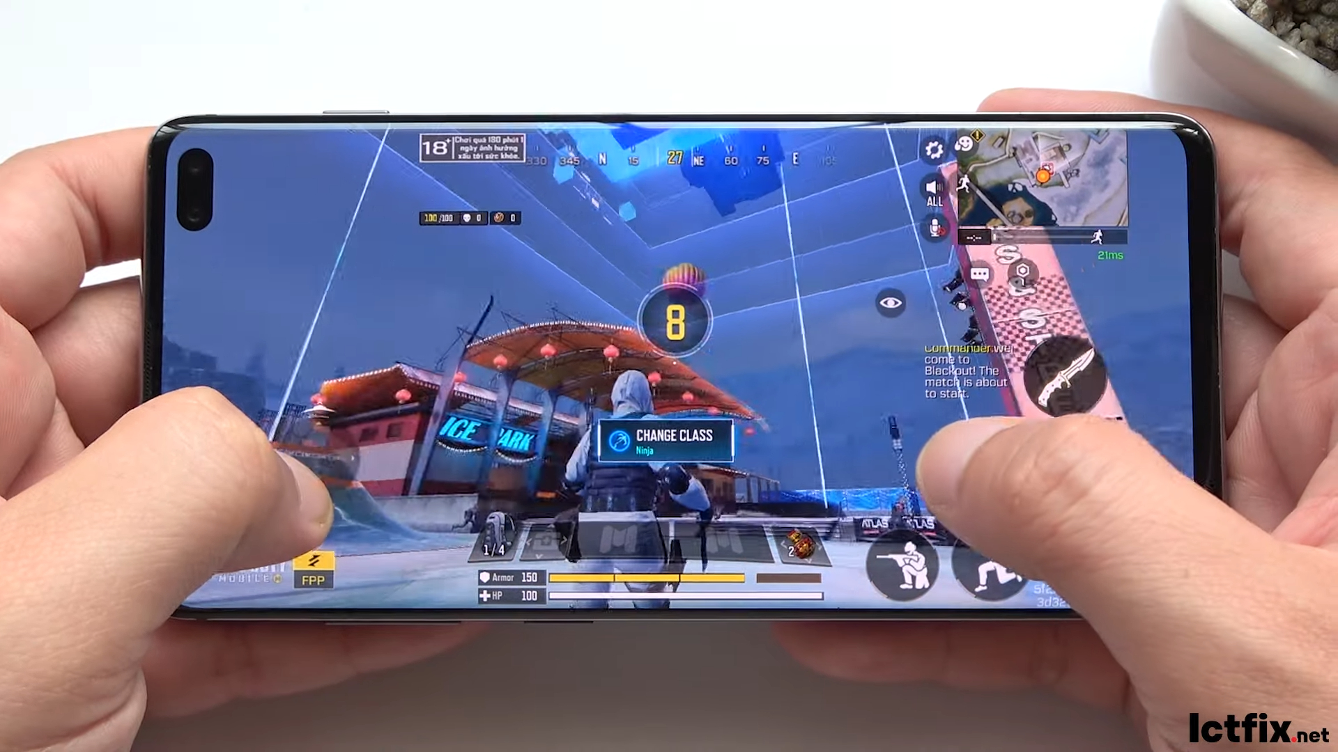 Samsung Galaxy S10 Plus Call of Duty Gaming test