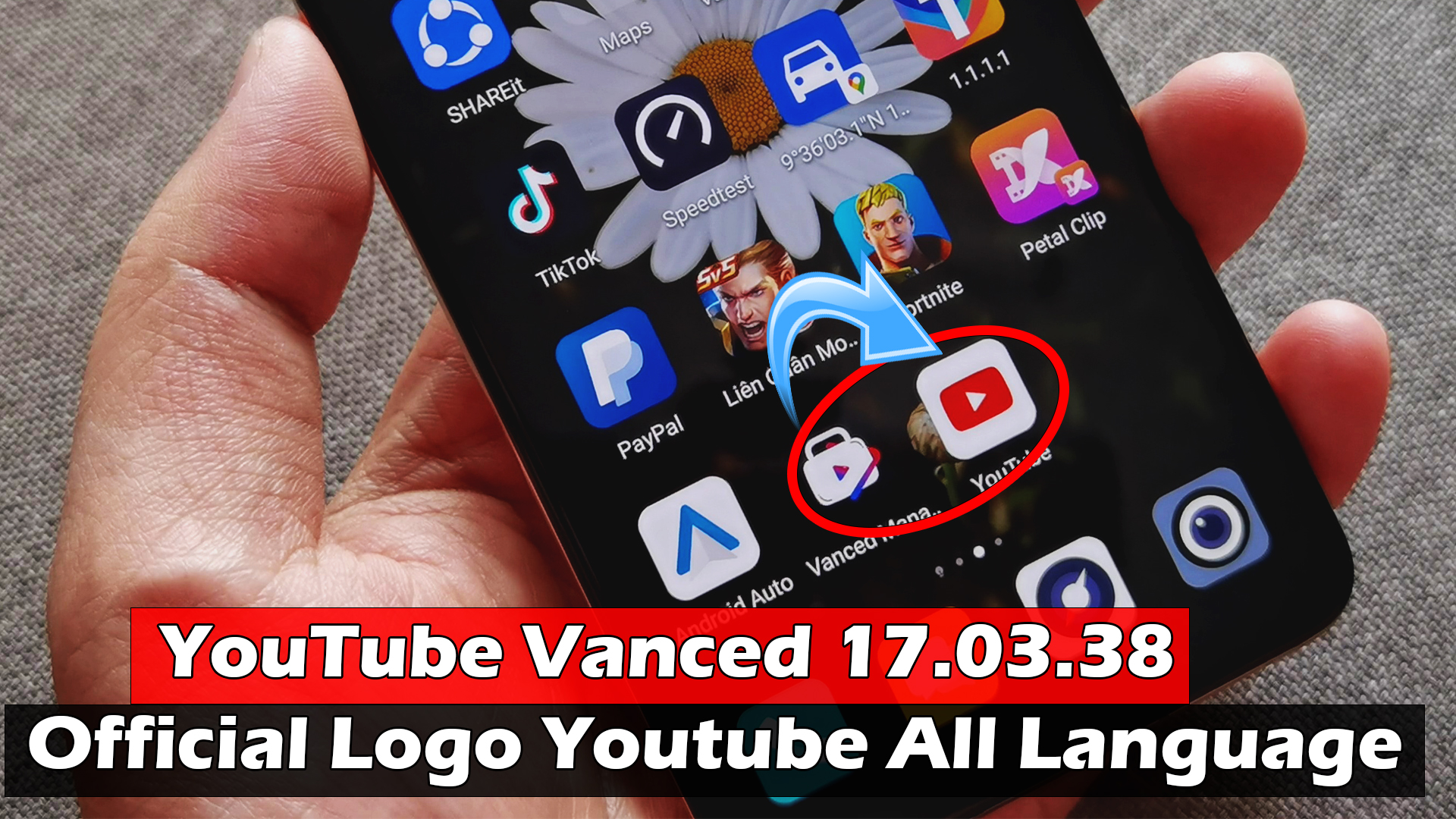 YouTube Vanced 17.03.38 Official Logo Youtube All Language - ICTfix