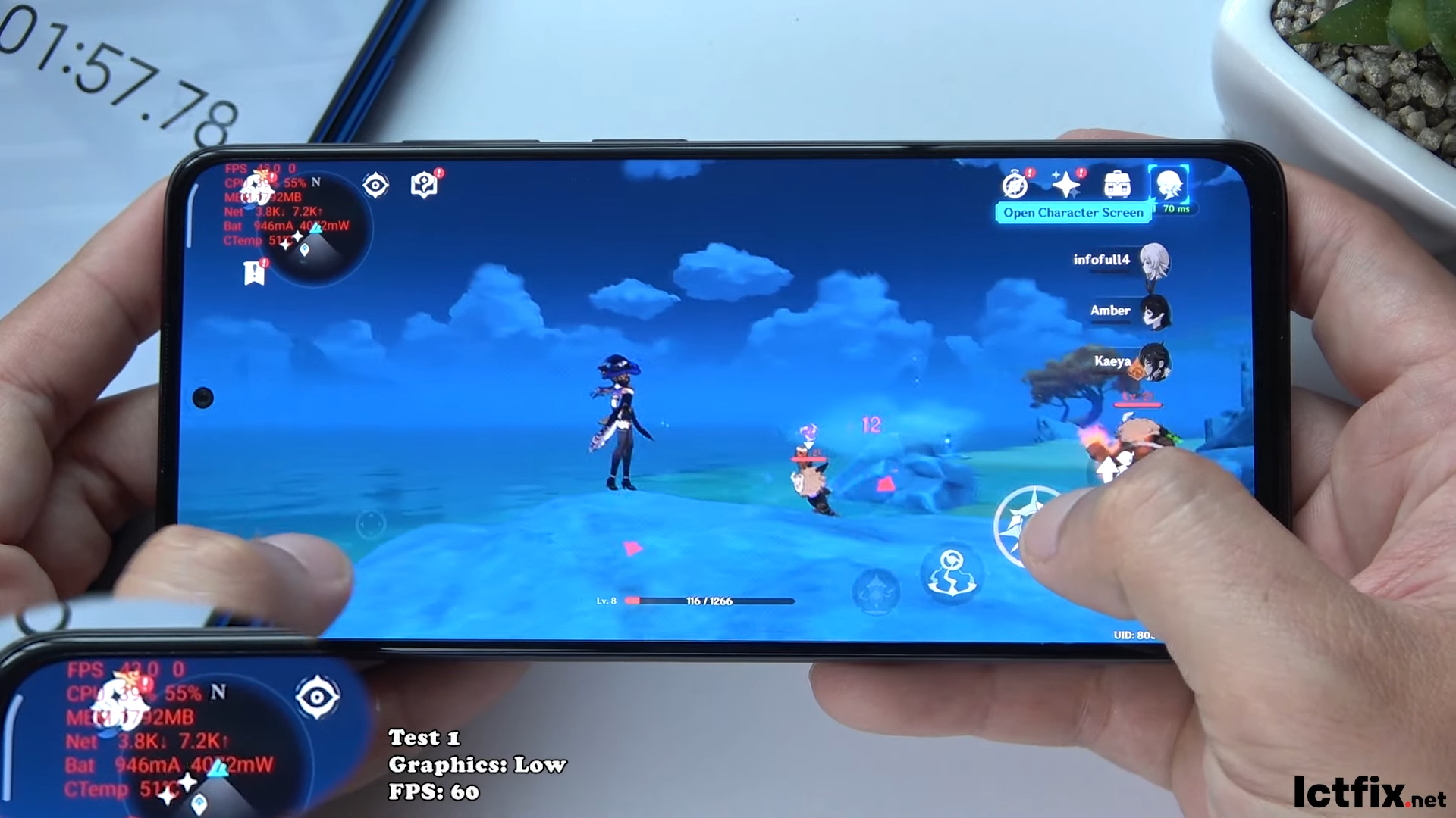 Xiaomi Redmi Note 11 PRO Genshin Impact Gaming test