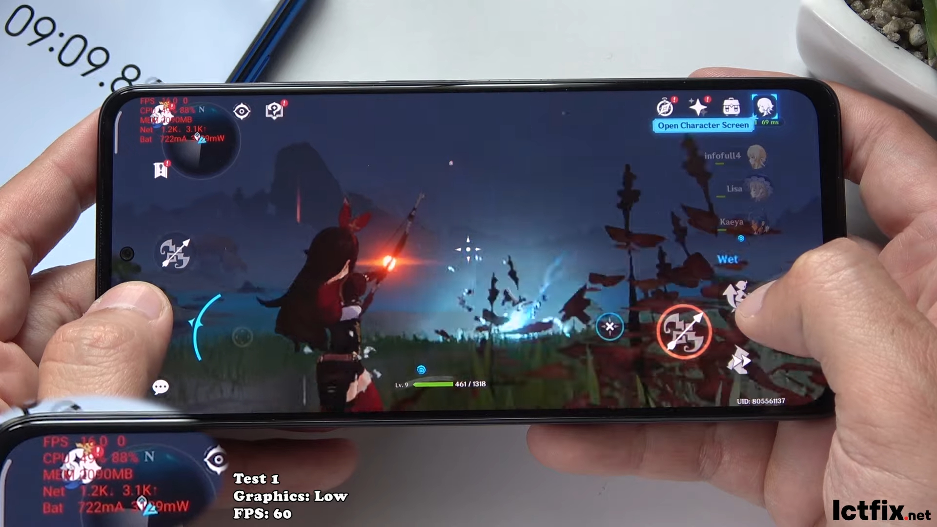 Xiaomi Redmi Note 11 Pro Genshin Impact Gaming test