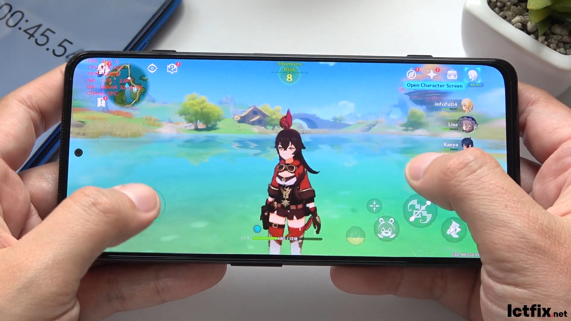 Xiaomi Black Shark 4 Genshin Impact Gaming test 