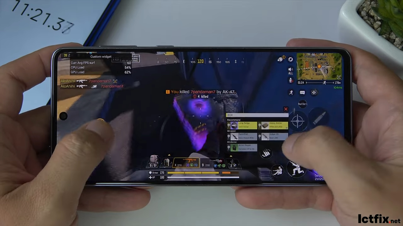 Samsung Galaxy A73 Call of Duty Gaming test 