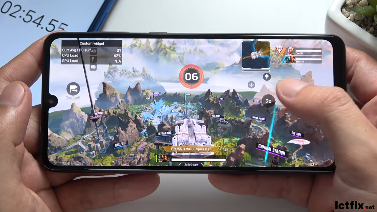 Samsung Galaxy A33 Apex Legends Gaming test | Exynos 1280, 90Hz Display ...