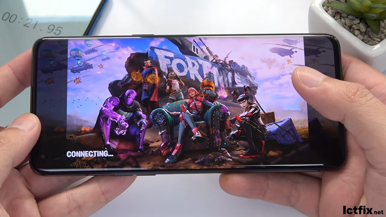 Oppo Find X5 Pro test game Fortnite Mobile