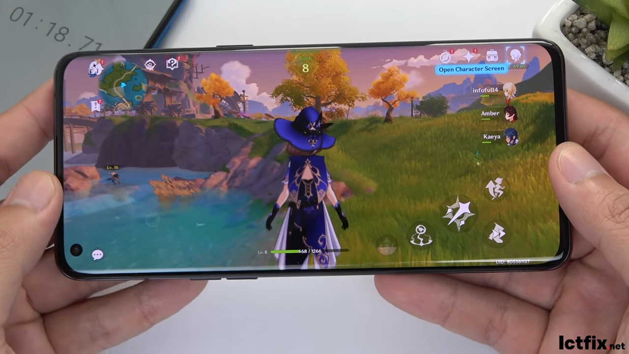 Oppo Find X5 Pro Genshin Impact Gaming test