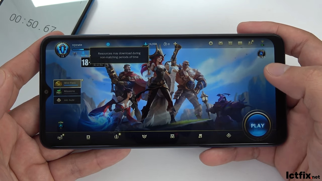 Samsung Galaxy A12 2021 League of Legends Mobile Wild Rift Gaming test 2022 