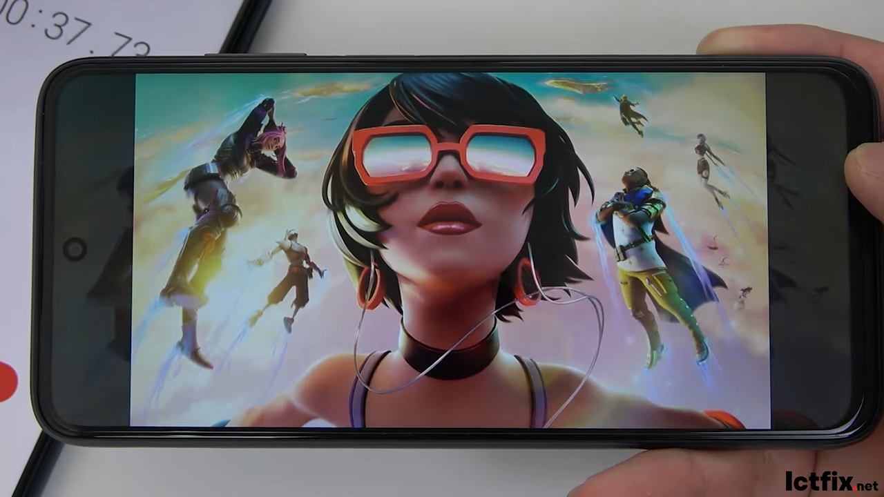 Xiaomi Redmi 10 2022 test game Fortnite