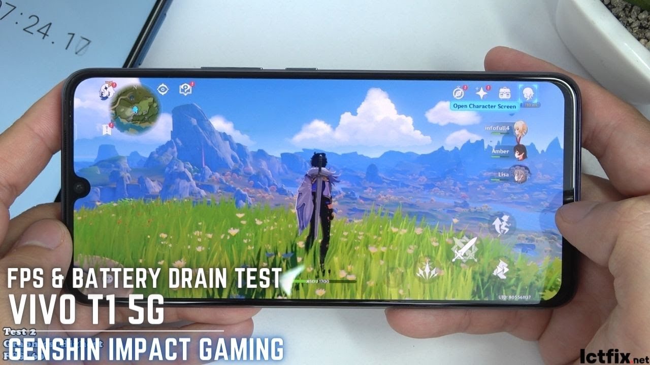 Vivo T1 5G Genshin Impact Gaming test | Snapdragon 778G, 90Hz Display ...