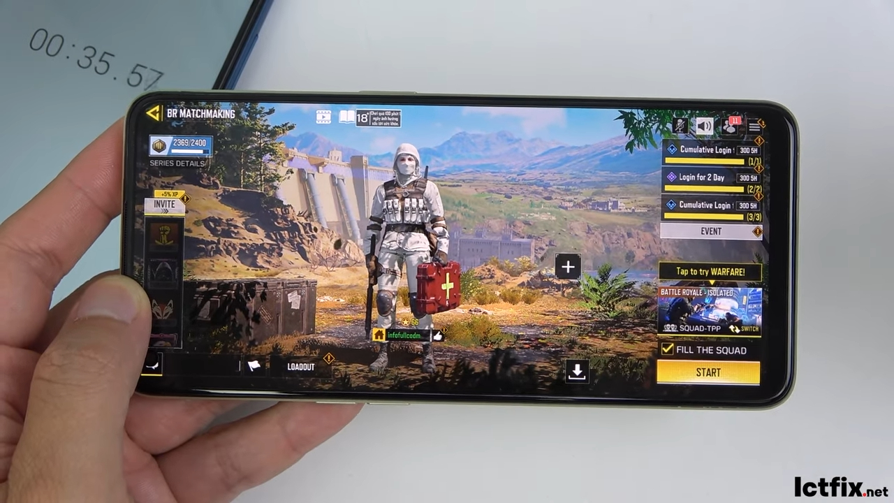 Oppo Reno8 Call of Duty Mobile Gaming test