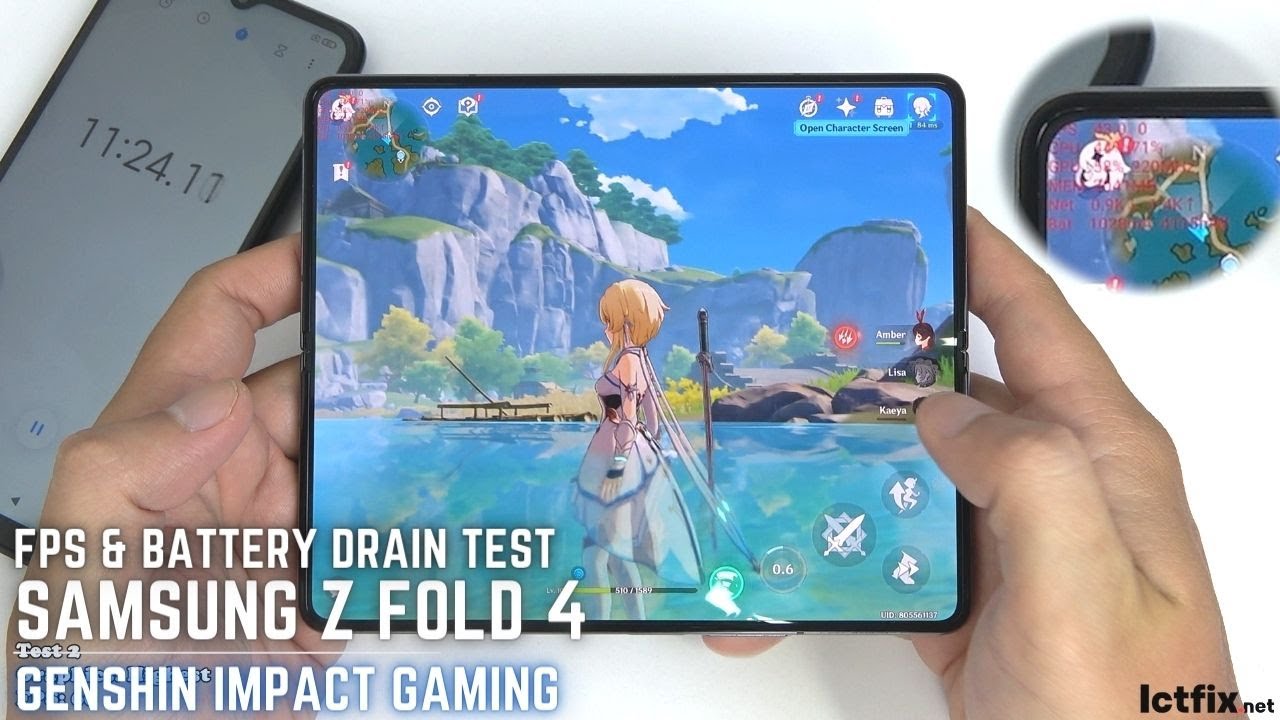 Samsung Galaxy Z Fold Genshin Impact Gaming Test Hz Display Snapdragon Gen Ictfix