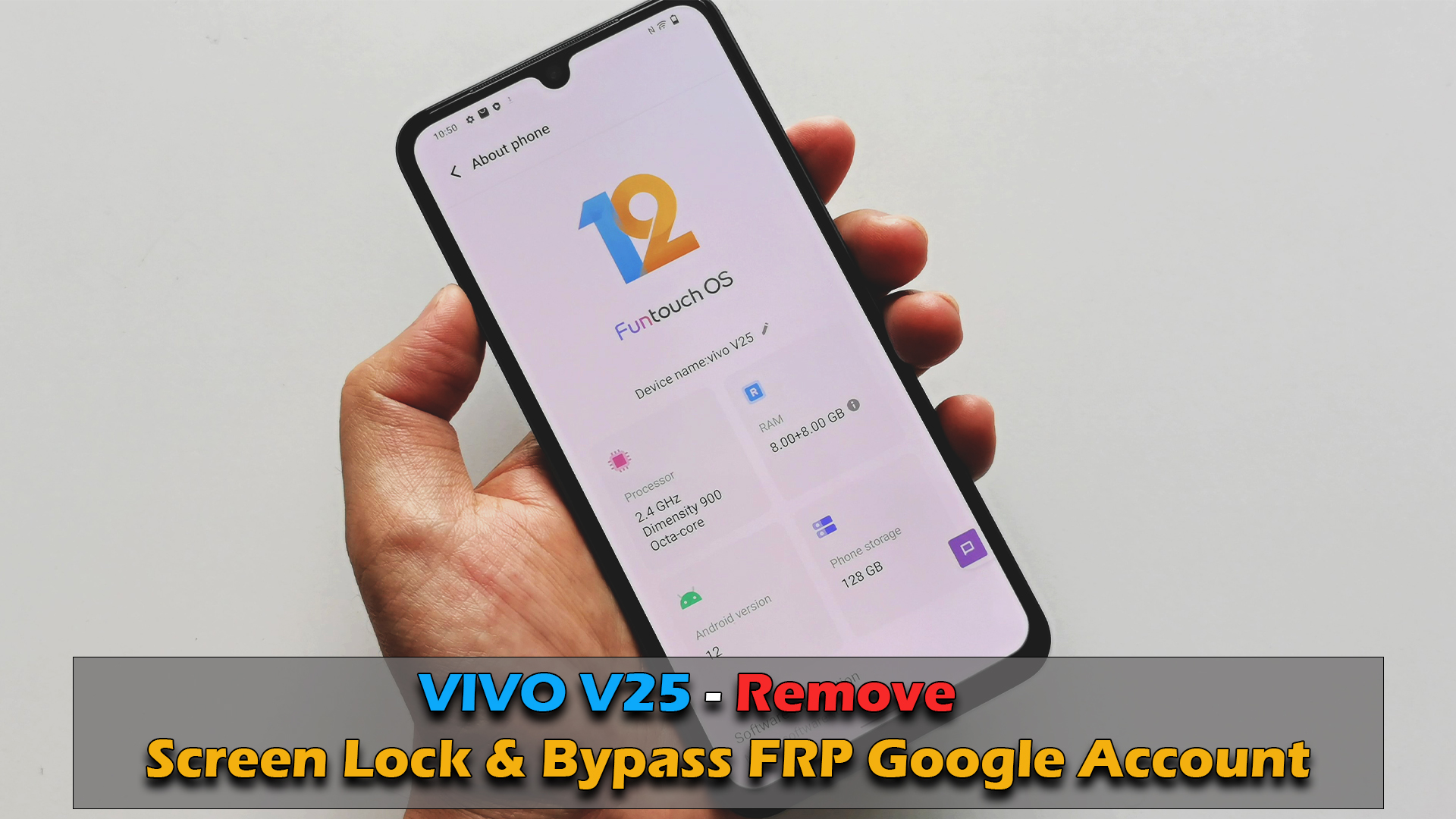 Vivo V23 5G Test Point to Remove Pattern, FRP And Flashing