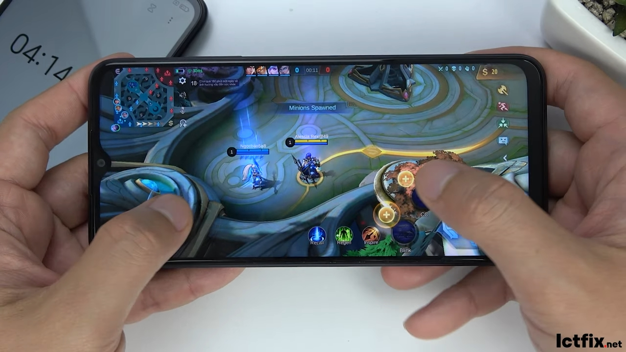 Oppo A17k Mobile Legends Gaming test 