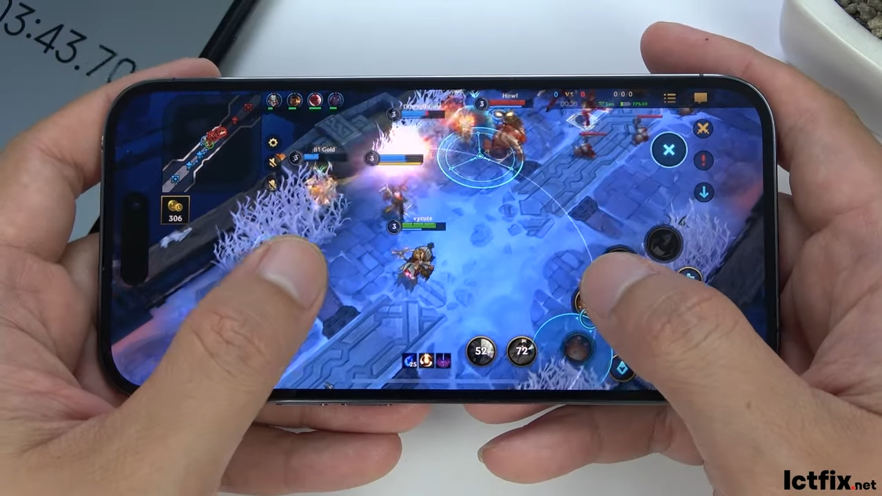 iPhone 14 Pro League of Legends Mobile Wild Rift Gaming test | LOL Mobile