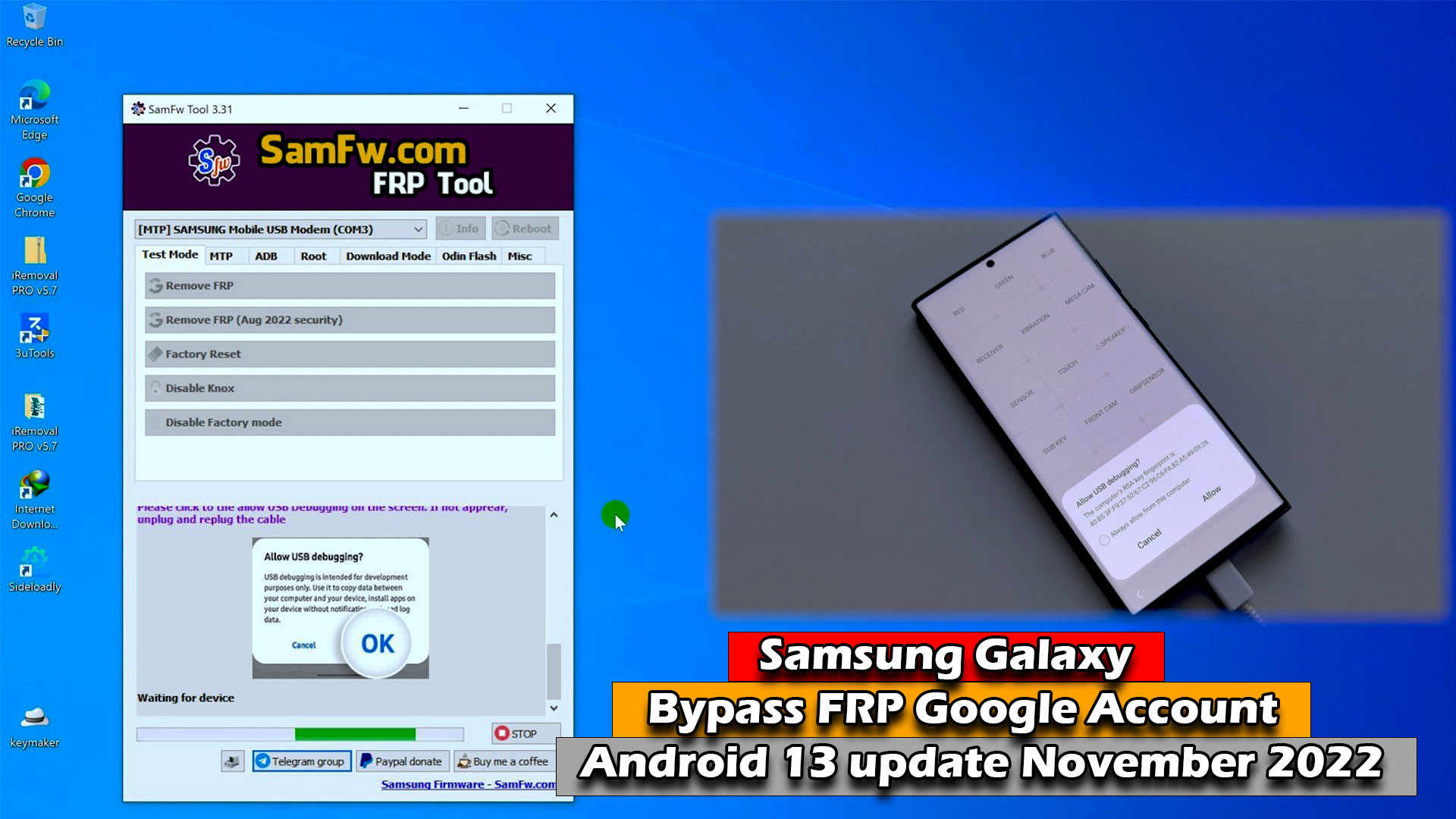 Samsung Galaxy Bypass Frp Lock Google Account Android Update November Ictfix