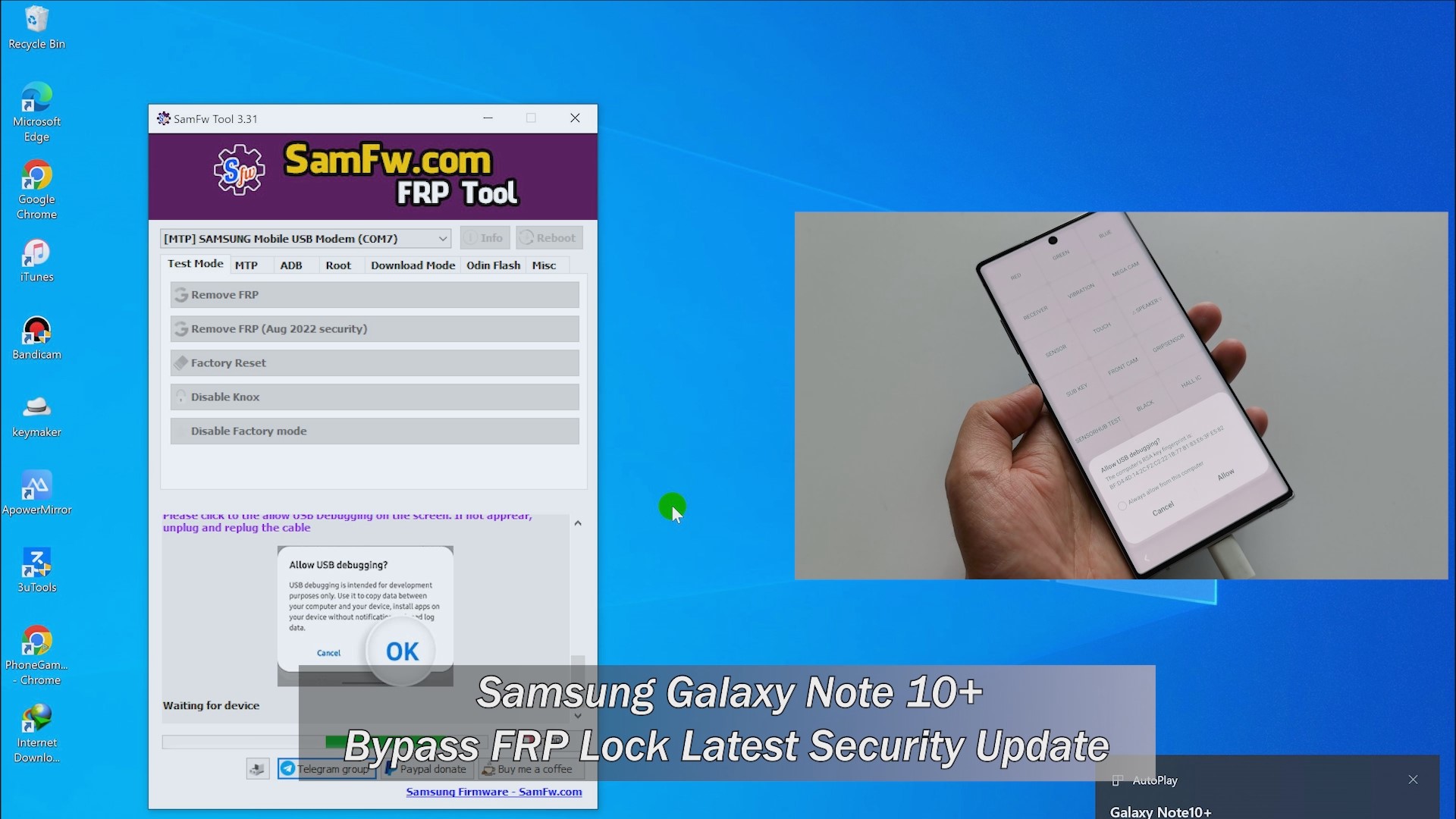 note 10 s frp bypass