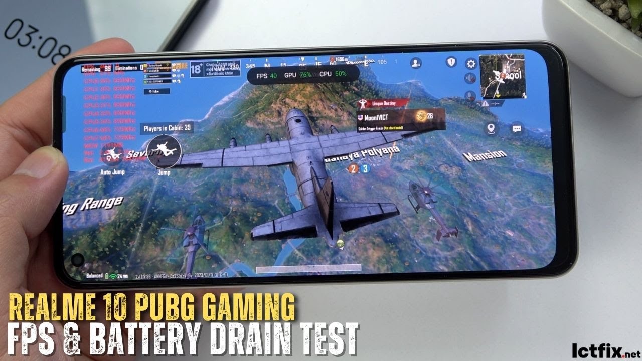 realme 10 pro plus pubg mobile test