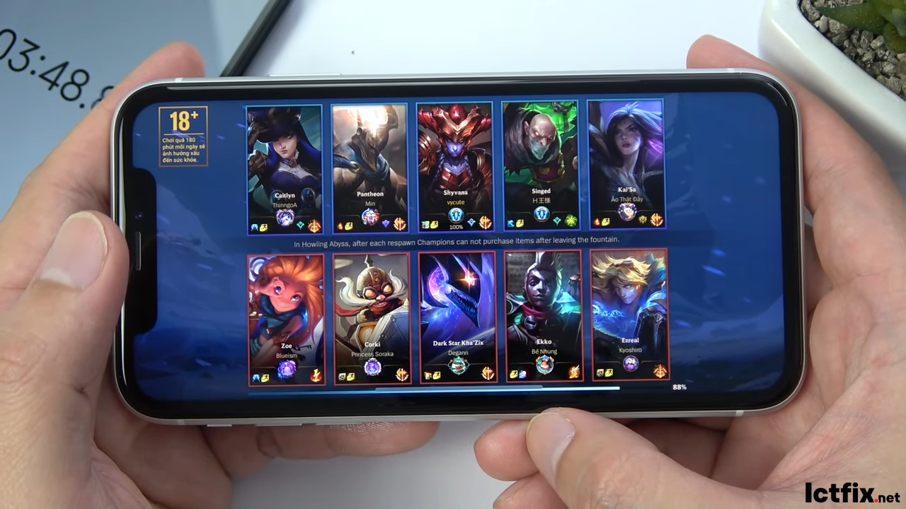 iPhone XR League of Legends Mobile Wild Rift Gaming test 2023 | LOL Mobile
