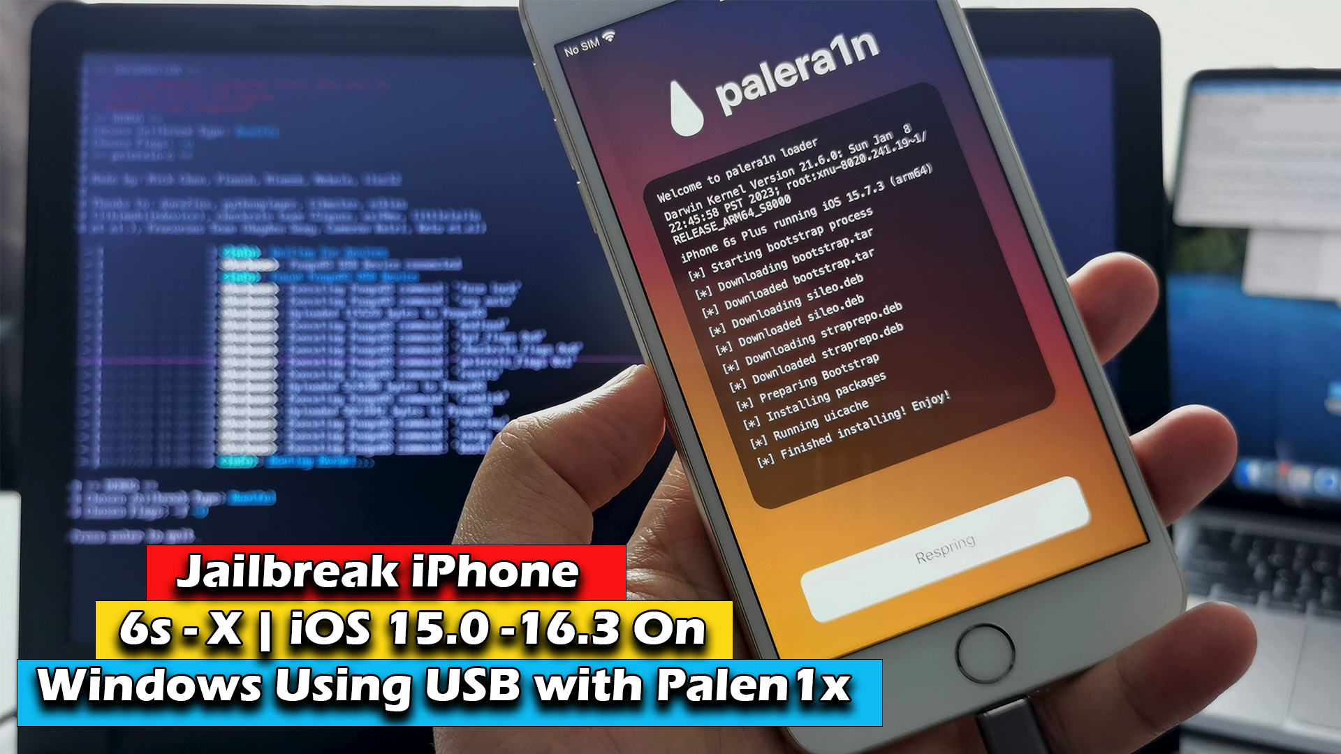 How to Jailbreak iOS 15/16 iPhone on Windows PC[Step-by-step Guide]