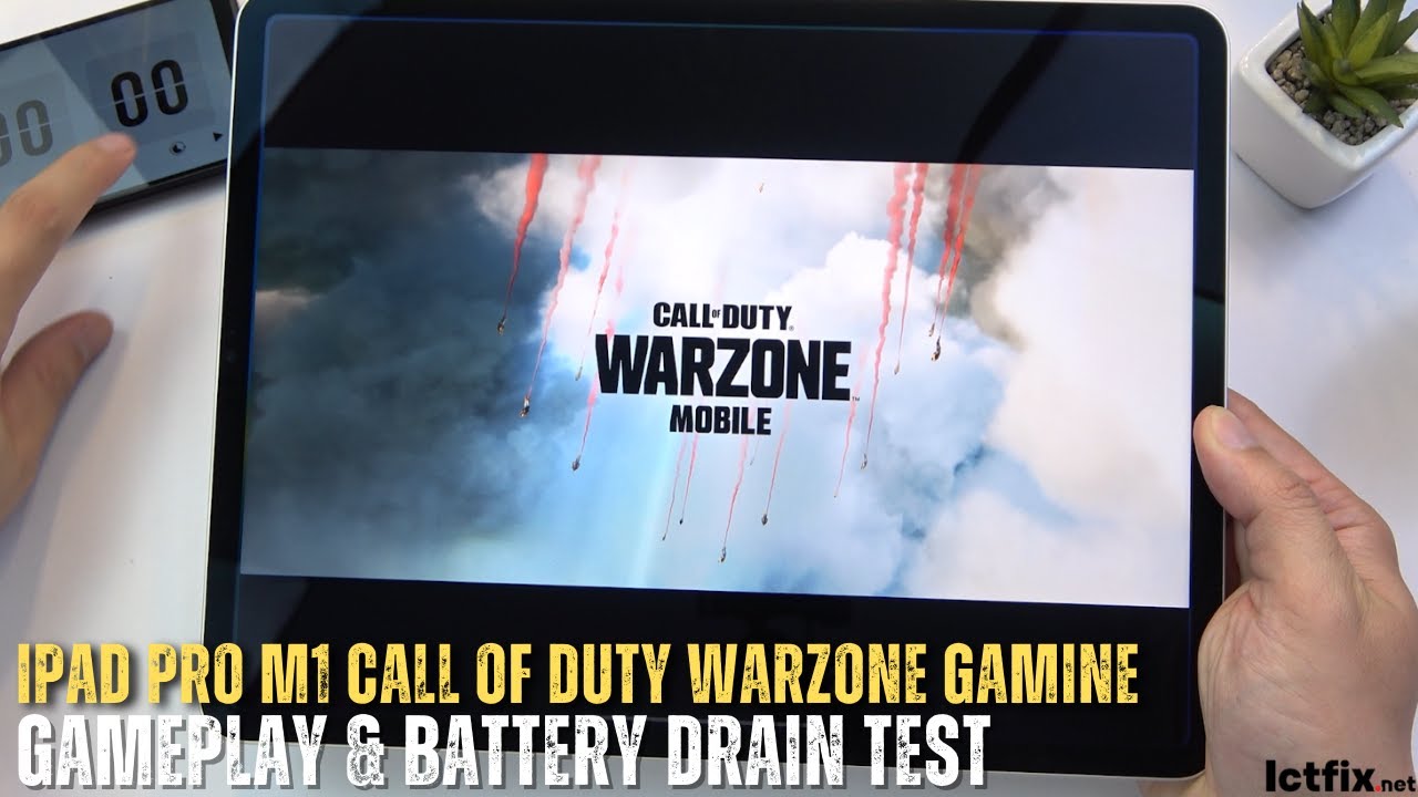 iPad Pro 12.9 2021 Call of Duty WarZone Gaming test | Apple M1 - ICTfix