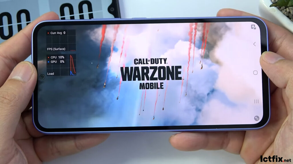 Samsung Galaxy A54 Call of Duty Warzone Mobile Gaming test - ICTfix