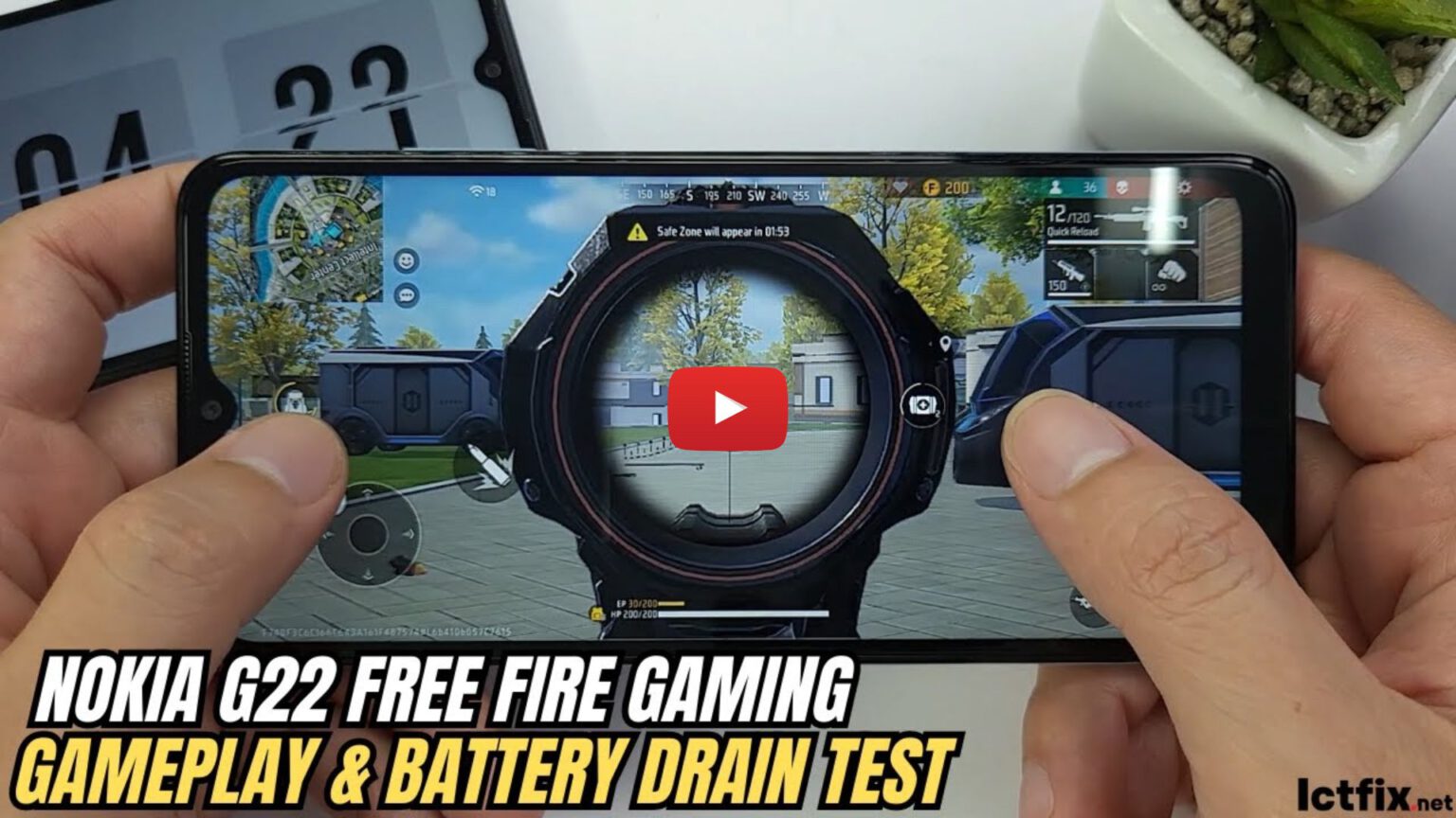 Nokia G22 Free Fire Gaming test Unisoc T606, 90Hz Display ICTfix