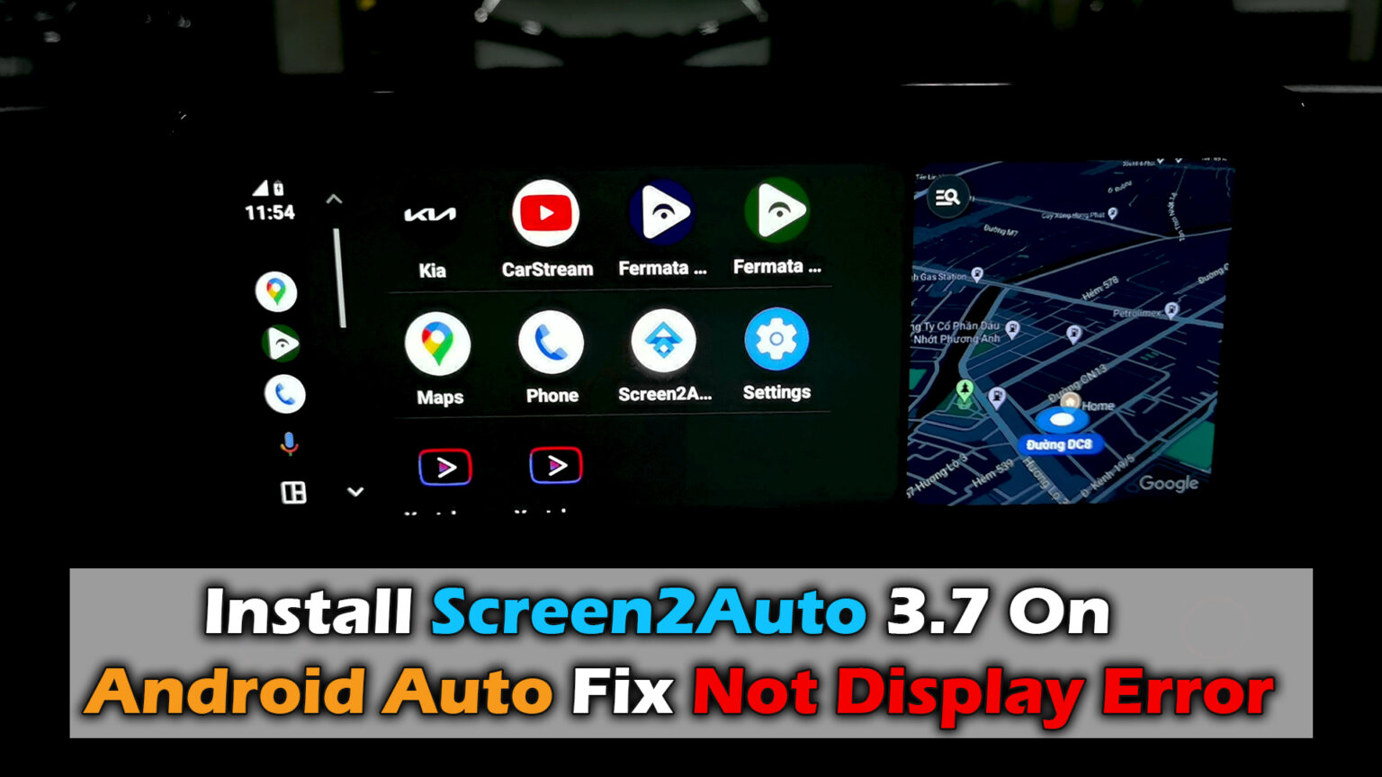 How to Install Screen2Auto (S2A) v3.7 On Android Auto Fix Not Display
