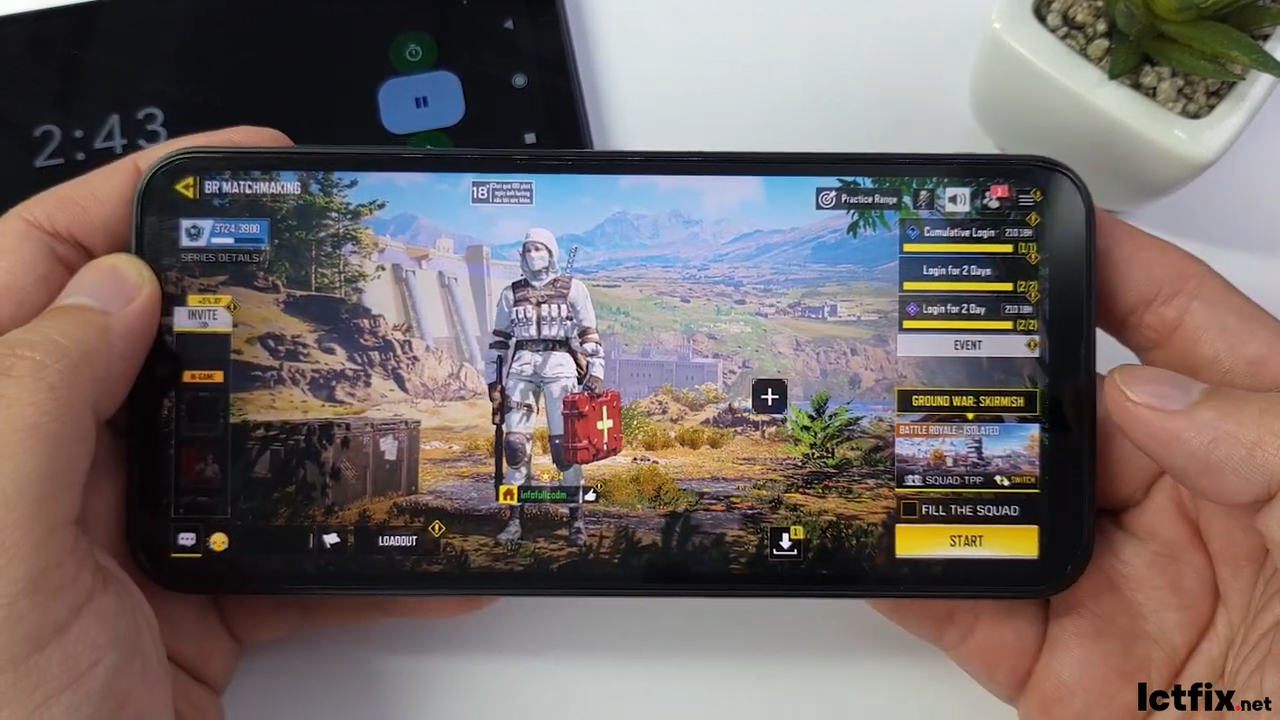 Samsung Galaxy A14 4G Call of Duty Mobile Gaming test 