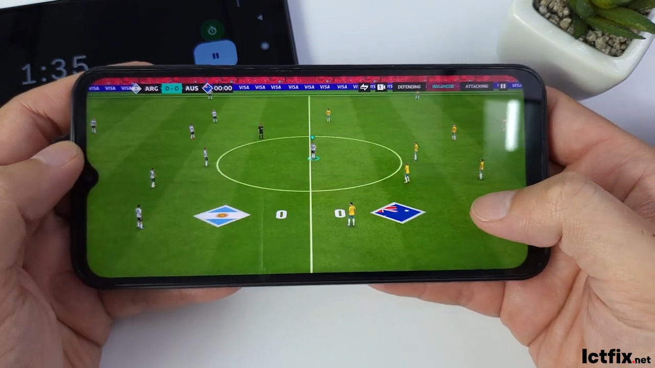 Samsung Galaxy A14 4G FiFa Mobile Gaming test